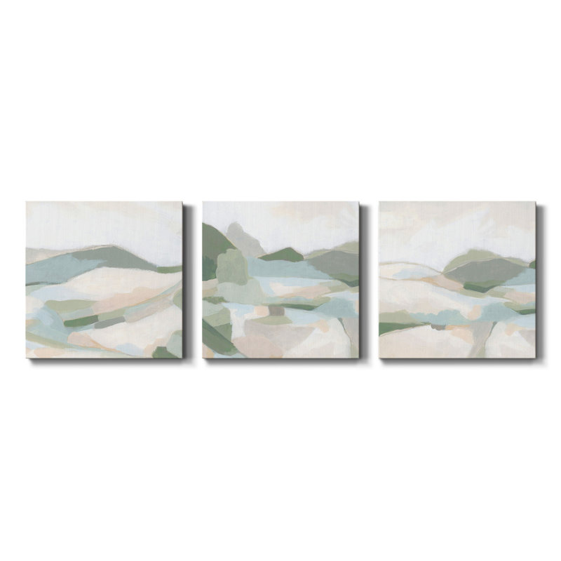 " Tonal Vista II " 3 - Pieces, 24" H x 24" W x 1" D