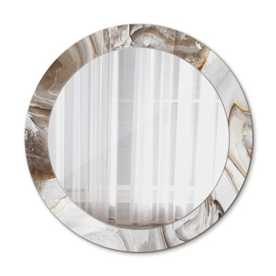 Huldar Glass Flat Wall Mirror