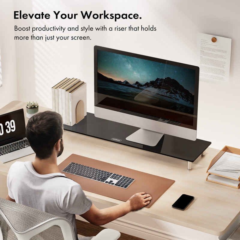 Glass Monitor Stand