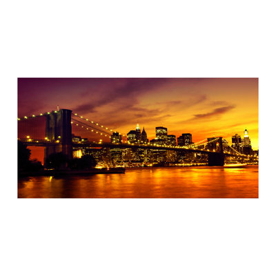 Brooklyn Bridge - No Frame Print on Canvas