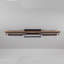 Imitation Wood Led Rectangle Flush Mount Light
