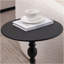 2P, table de bout vintage en métal, table d'appoint ronde pour table de chevet et table d'appoint décorative pour petit salon