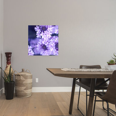 Purple Flowers Contemporary Flower Art