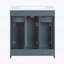 Meuble-lavabo de 30 pouces avec lavabo sous-comptoir-867169358