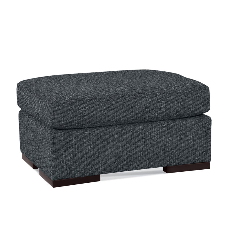 Memphis Ottoman, Java, Brown Geometric, 0456-33