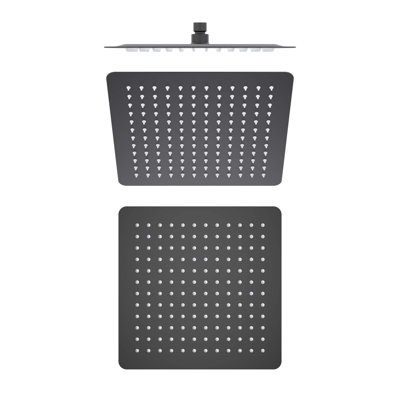 Pomme de douche à pluie profilée en métal 12 po Cube 1,75 gallons par minute