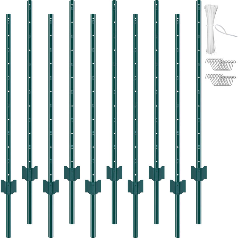 VEVOR Green Metal Line Post