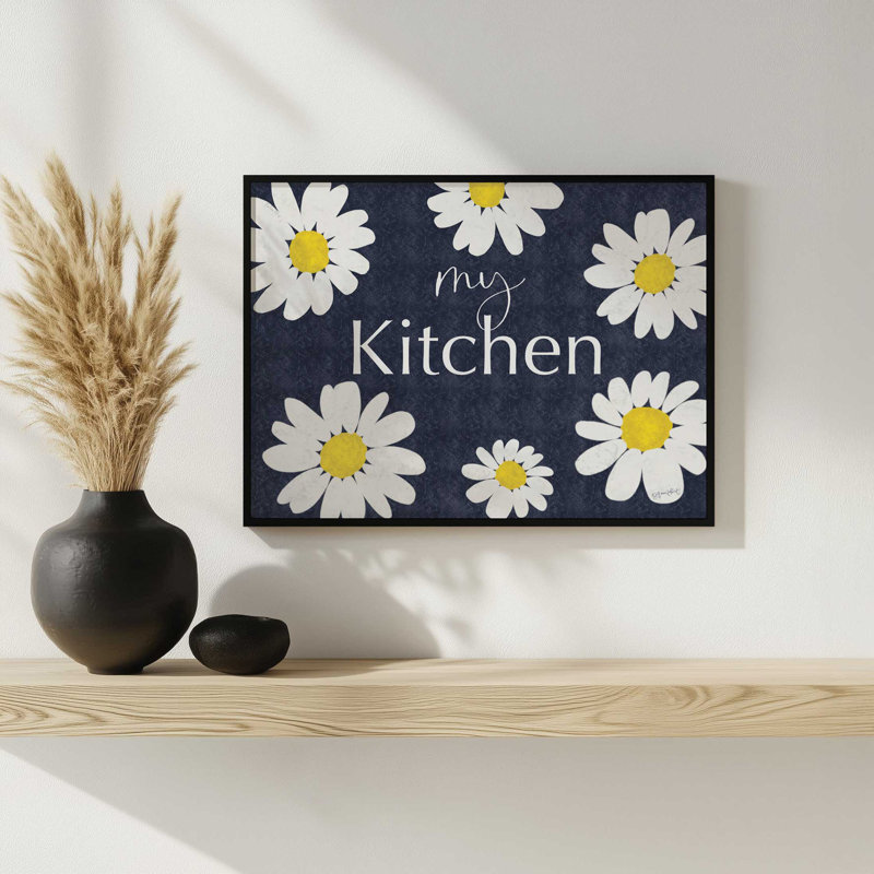 «My Kitchen» par Annie Lapoint, reproduction d'art, L 40 x H 30, Brun, Impression encadrée