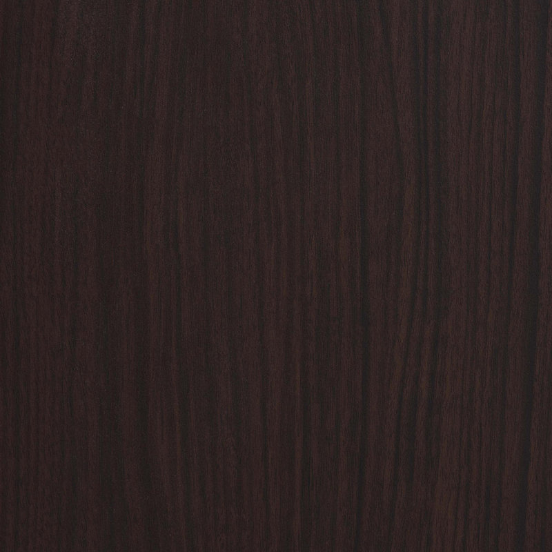 Giancarlo Espresso Brown 3-Drawer Wood Storage Chest with Rattan Doors
