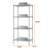 17.32'' W Metal Shelving Unit-435493345