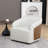 Genuine Leather Swivel Barrel Chair-534393803
