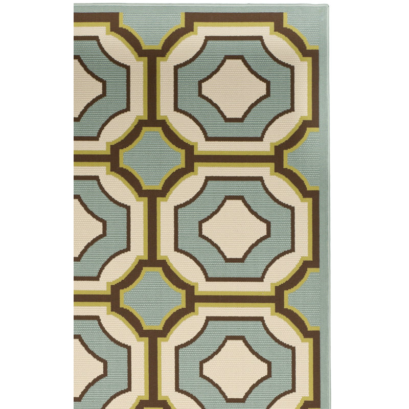 Tapis géométrique Engelbert Performance, Rectangle 5 pi 1 po x 7 pi 7 po