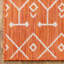 Tapis intérieur / extérieur orange Marshanna-60394654