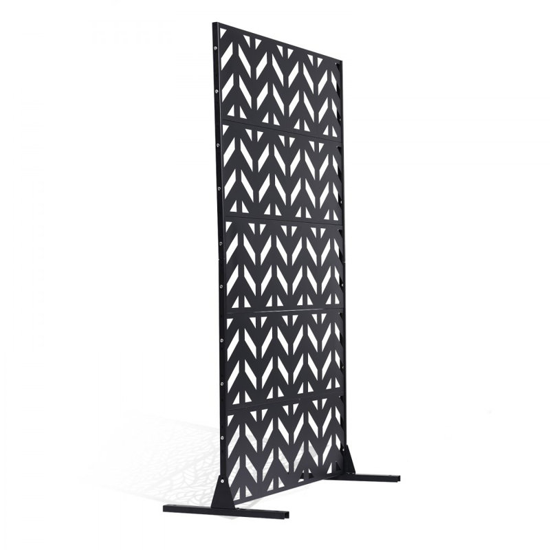 Écrans d'intimité en métal pour patio pour l'extérieur 47 "x 72"
