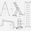 Metal Folding Multi-Position Ladder