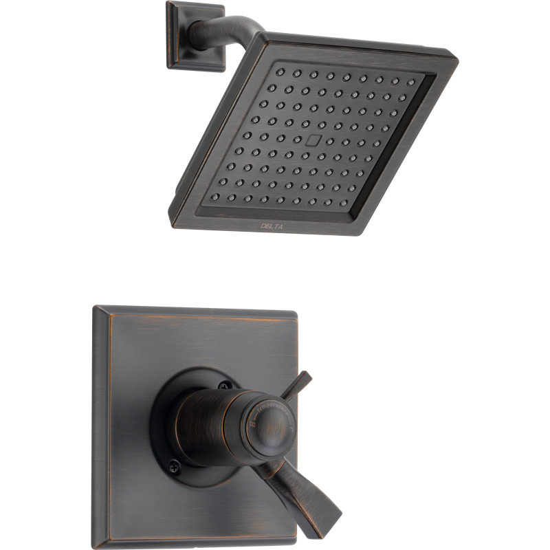 Dryden Thermostatic Shower Faucet, Aged Pewter