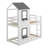 Bunk Bed With Roof, Window, Guardrail, Ladder-357218318