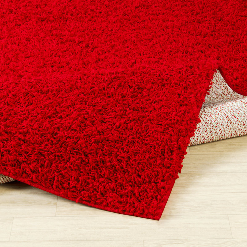 Purvis Handwoven Red Rug, Rectangle 200 x 290cm