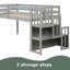 Lit mezzanine avec escalier-375585598
