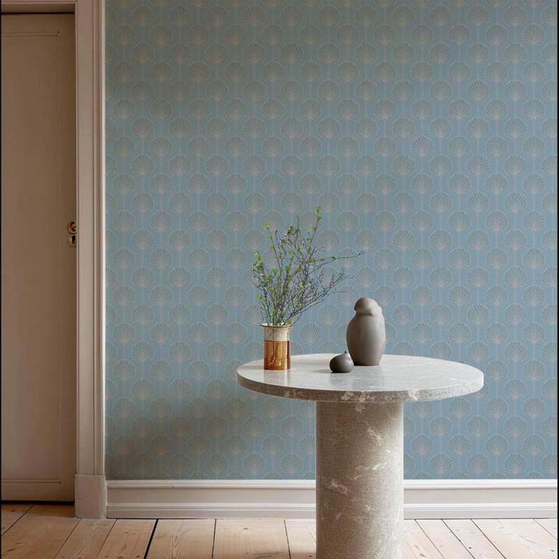 Deco Lily - Sky Blue Wallpaper, Sky, Non-pasted
