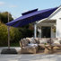 Parasol en porte-à-faux rectangulaire 12 'X 9' avec contrepoids