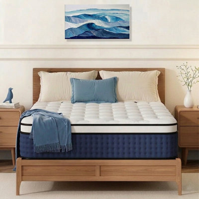 12" Medium Firm Gel Memory Foam Hybrid Mattress - Individual Pocket Springs - Motion Isolation and Pressure Relief - CertiPUR-US & OEKO-TEX Certified