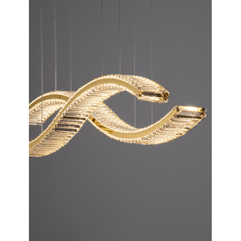 AURELIA 2 - Light Gold LED Pendant