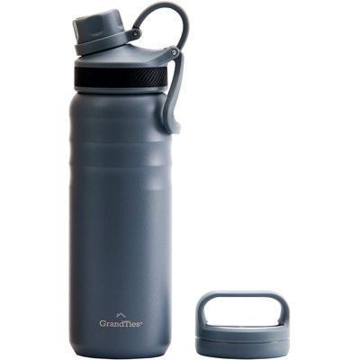 GRANDTIES 24oz. Double Wall Insulated Stainless Steel Water Bottle