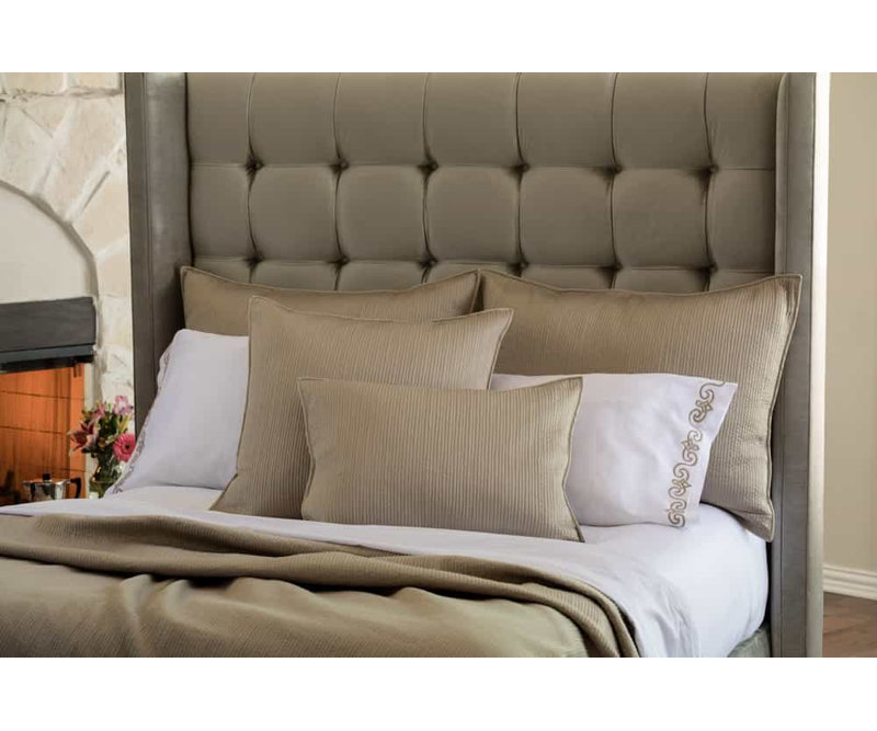 Retro Sham Set, Taupe