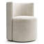 Chaises demi-tonneau avec roulettes H 29,5 po Kipp-1752500072
