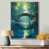 Silver Floater Framed