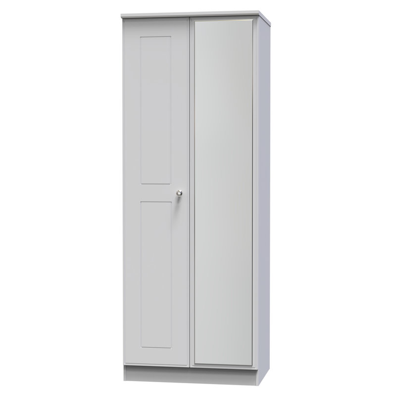 Conners Manufactured Wood Wardrobe, Grey Matt