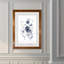 «Peony In Grey II», reproduction de cadre photo sur verre-1240670264-1240670258