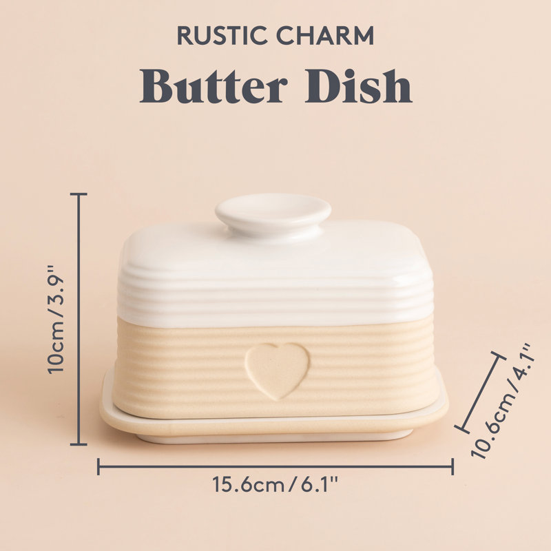 Mason Cash Rustic Charm Butterdish