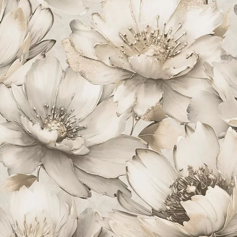 Sophie Laurence Cream Modern Paste The Wall Wallpaper 224503