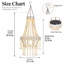 Lustre solaire Empire extérieur, luminaire suspendu pour jardin, terrasse ou patio