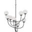  Lustre suspendu en bronze rouge 8 lumières Red Barrel Studio® V2058-65 Lawrence