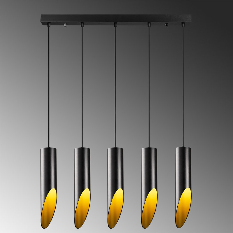 Luminaire suspendu pour îlot de cuisine à 5 lumières Finbar Finbar