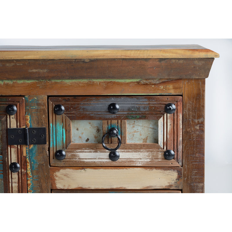 Croom 110cm Solid Wood Sideboard
