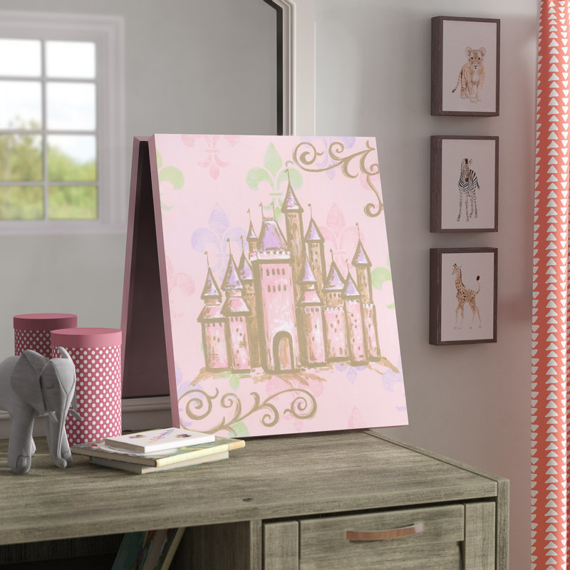 Château de Dahlberg, H 40 po x l 30 po, Toile tendue