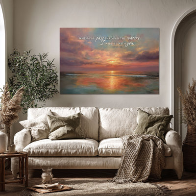 Art mural sur toile tendue Shelter Shore - Décoration de salon, de chambre à coucher ou de bureau