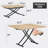 Brailee Metal Base Dining Table-521621467-521621466