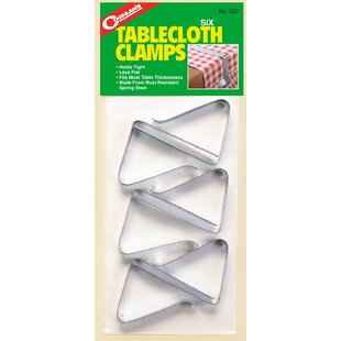 Zulay Kitchen Tablecloth Clips - 30 Pack Durable Stainless Steel Table Cloth Clips & Cover Clamps