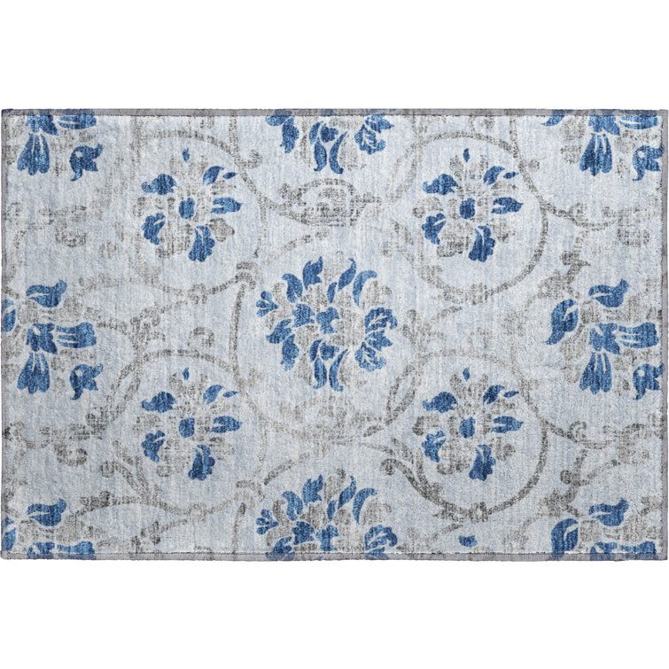 Premium Machine Washable Prisco Sky Rug