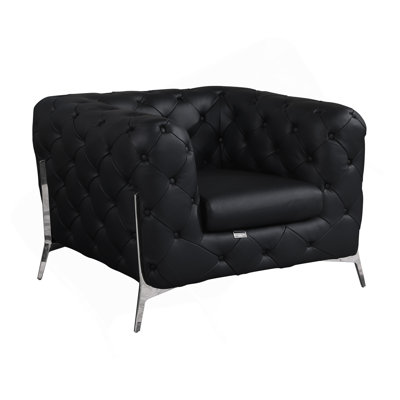 Chaise en cuir 100% italien Global United
