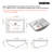 ClarityPure 21.62 in. x 15.75 in. Undermount Bathroom Sink in White Ceramic with Overflow Drain