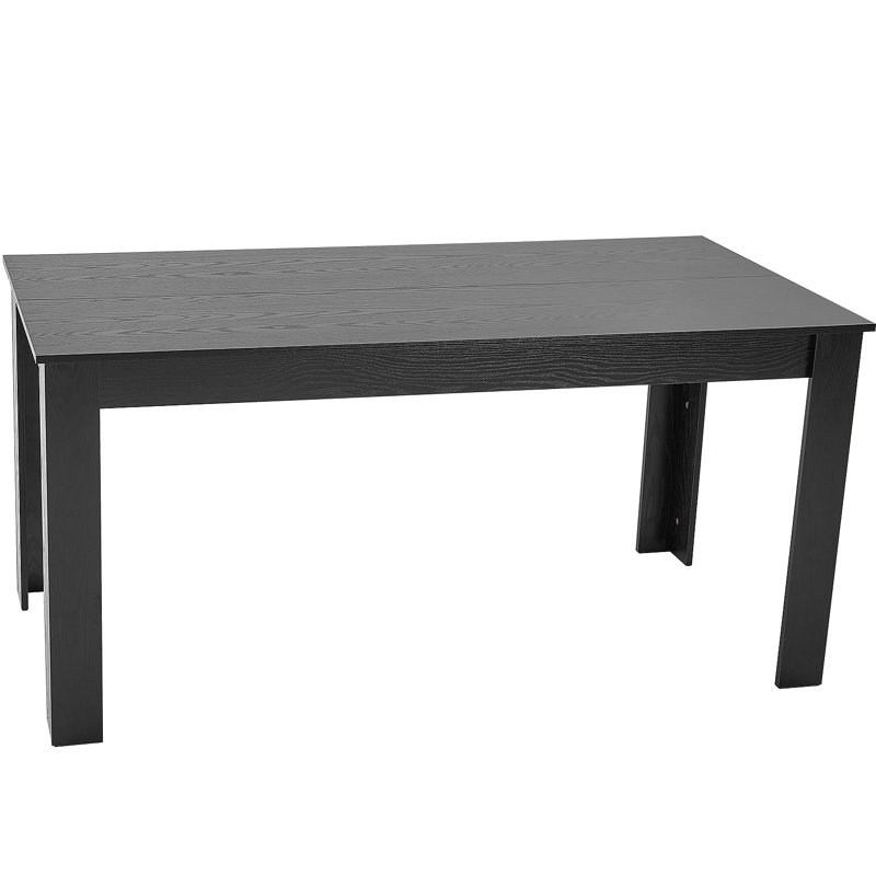 Table de salle à manger rectangulaire en bois 63 pouces pour 4 à 6 personnes (table seulement)