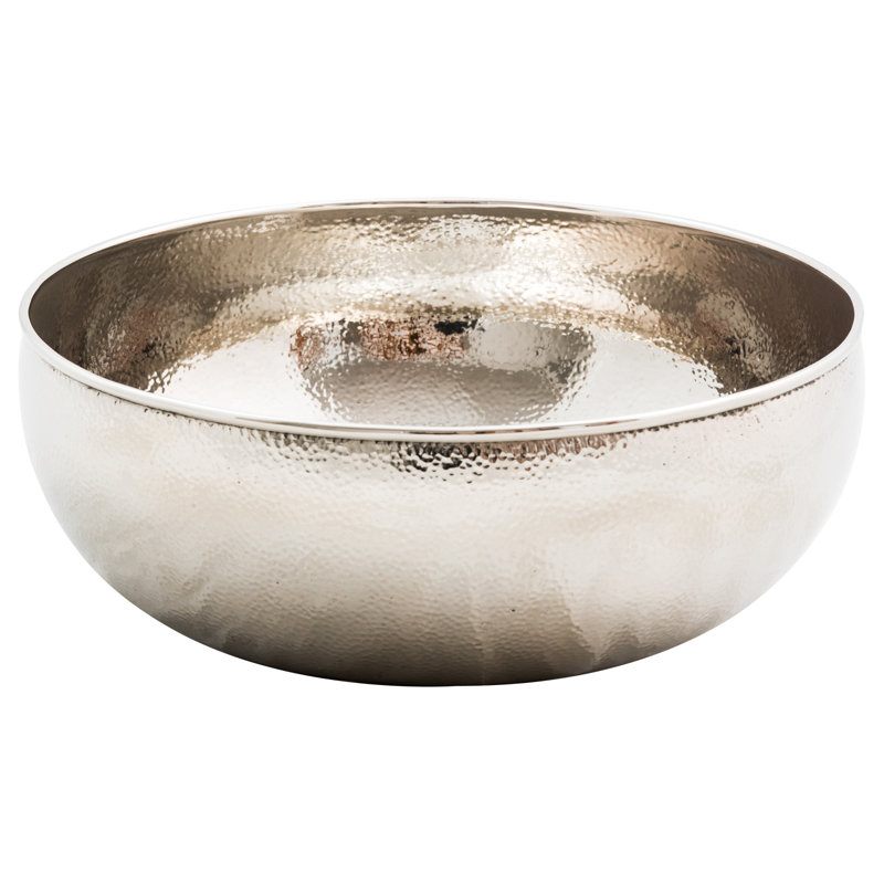 Bloomsbury Market Kenyon 440mm L x 440mm W Circular Sink, Silver