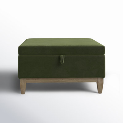 Pera Upholstered Velvet Ottoman