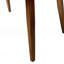 Ensemble de salle à manger d'intérieur en bois, ensemble de 6 chaises (crème) + table de salle à manger (noyer)